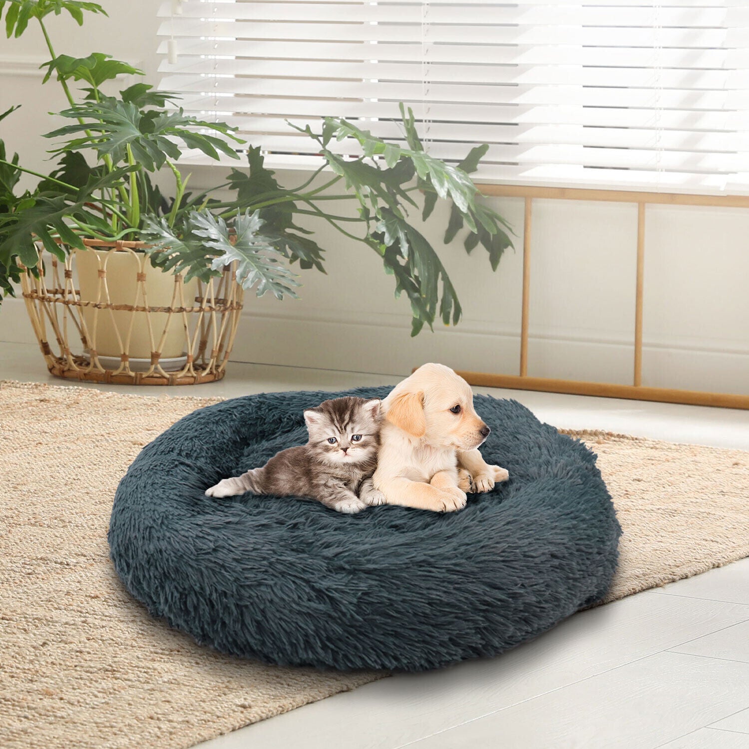 Pet Cat Dog Bed Cat Beds Soft Washable Puppy Cushion Warm Pet Basket S M L